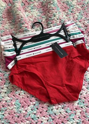Набір з 5 трусів хіпстер tommy hilfiger, розмір м