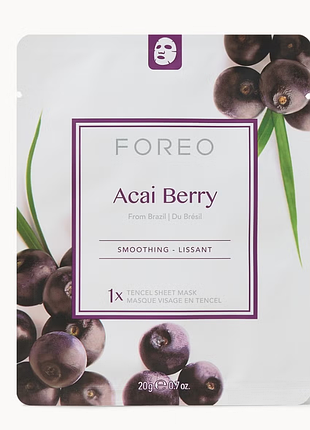Foreo farm to face sheet mask acai berry антиоксидантна тканинна маска