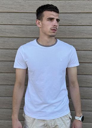 Polo ralph lauren custom slim fit футболка m біла оригінал
