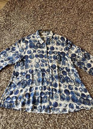 Блуза шовк віскоза , розмір xl, xxl