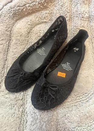 Балетки жіночі h&m 38 р.( уст 24 см