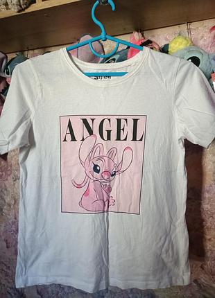 Ангел стич футболка  angel