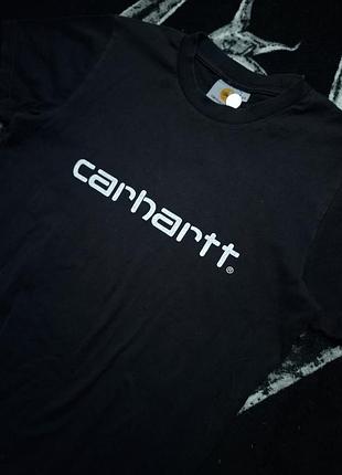 Оригінальна чорна футболка carhartt базова чоловіча футболка розмір с футболка кархарт
