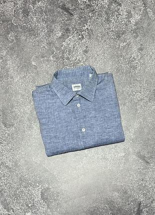 Лляна сорочка armani collezioni, оригінал