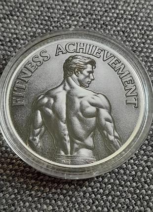 Сувенірна монета бодібілдінг 40 мм