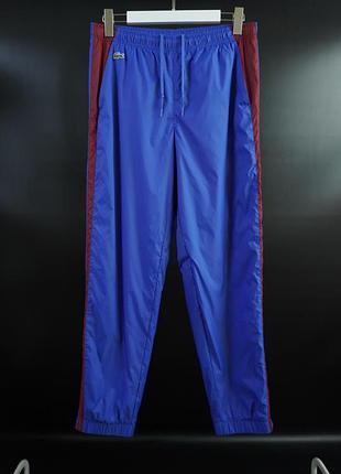 Чоловічі спортивні штани весна/літо | оригінал lacoste sport vintage blue/red розмір s/m
