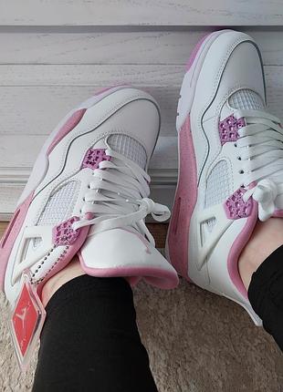 Jordan 4 white/pink