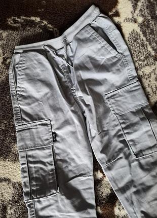 Брюки jogger, выполненные из ткани с хлопком