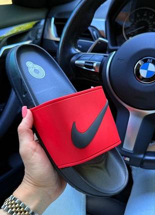Тапки шльопанці nike red