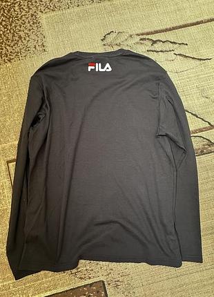 Fila лонгслів чорний 5