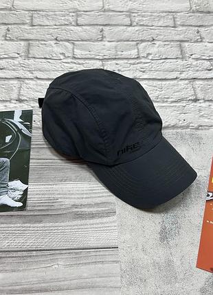Чоловіча п'ятипанельна кепка nike dri-fit 5-panel cap оригінал сіра спортивна для бігу тренувань залу легка літня з карманом