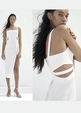 Біла сукня zara