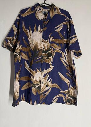 Мужская рубашка tu man (xl) с льном