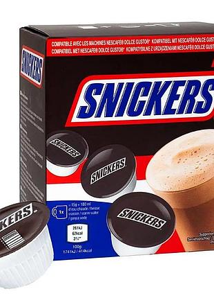 Горячий шоколад в капсулах nescafe dolce gusto snickers 8 шт