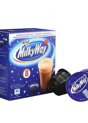 Горячий шоколад в капсулах nescafe dolce gusto milky way 8 шт