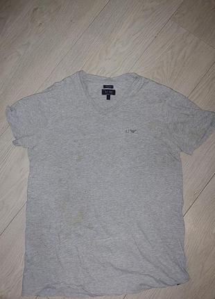 Базовая футболка armani jeans
