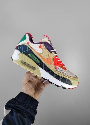 Бежевые кроссовки унисекс nike air max 90 mountaineering light х эйр макс 42