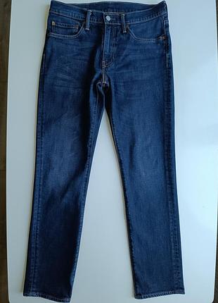 Фирменные мужские синие джинсы levi strauss модель 511 размер w 32 l 32