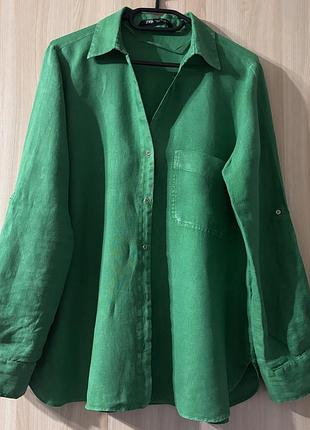 Сорочка льон zara