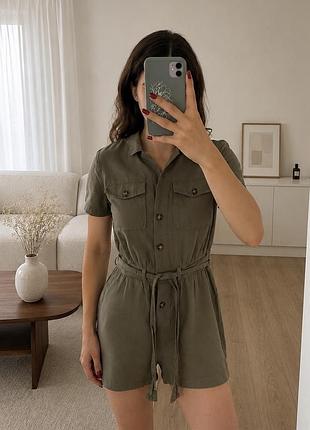 Комбінезон h&m хакі зі 100% котону
