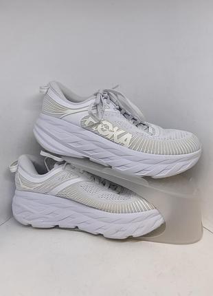 Кросівки жіночі бігові hoka bondi 7 1110519-wwh оригінал,у дуже гарному стані