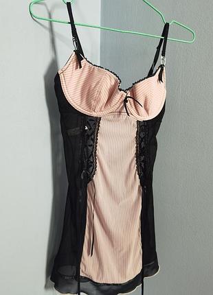 Брендовий спокусливий пенюар babydoll розміру m