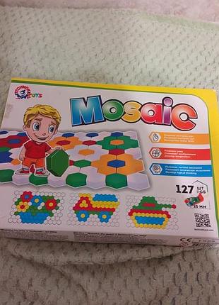 Дитяча розвиваюча мозаїка технок (арт. 0908), 127 деталей