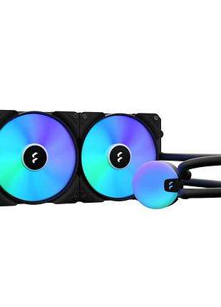 Кулер для процессора fractal design lumen s28 rgb v2 2х140мм