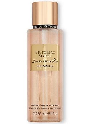 Парфумований спрей для тіла victoria's secret bare vanilla shimmer.