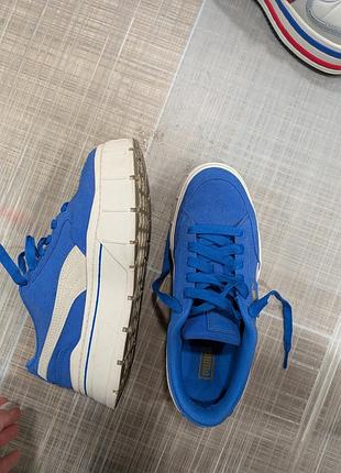 Кроссовки puma caven platform синие, оригинал, 39 р. (25 см)