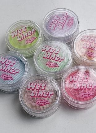 Набор аквалайнеров для глаз от glisten cosmetics