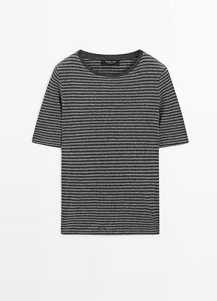 Футболка в полоску massimo dutti xs