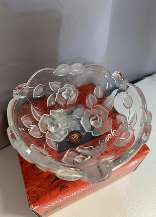 Оригінальна піала / цукерниця waltherglas (німеччина) нова в коробці