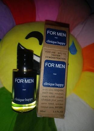 Тестер чоловічий clinical happy 60ml