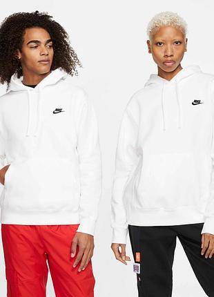 Толстовка nike m nsw club hoodie po bb bv2654-100 xl