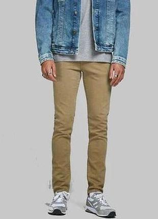 Стильные мужские jack jones джинсы в бежевом цвете