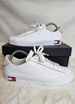 Кожаные кеды Tommy hilfiger 41 размер