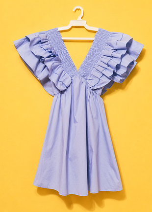 Новое хлопковое итальянское платье-сарафан boohoo
