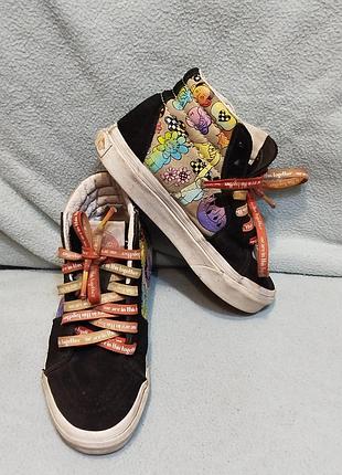 Детские кеды vans sk8-hi «cultivate care» 31,5р 8251 б