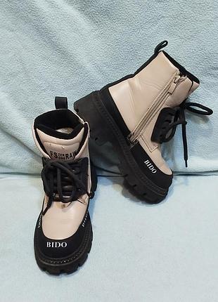 Зимние ботинки bido для девочки 34р 8250 б