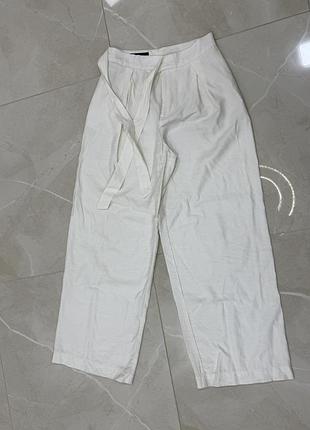 Лляні штани палаццо zara