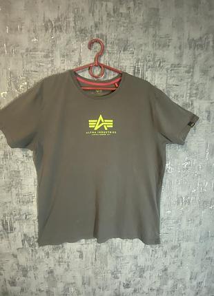 Футболка alpha industries basic t-shirt (оригінал)