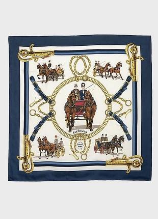 Шовкова хустина hermes ,вишуканий дизайн