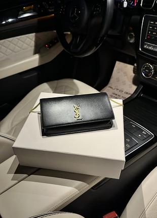 Сумка yves saint laurent phone holder black