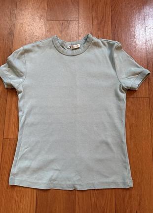 Блакитна футболка zara