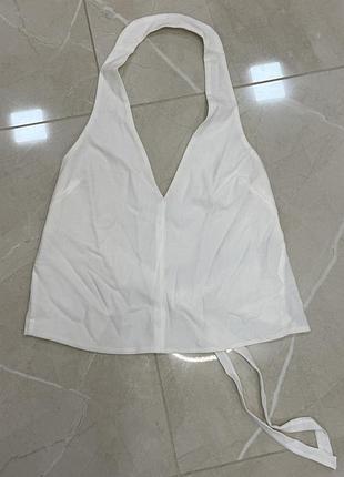 Топ-халтер zara з завʼязкою