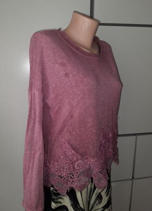 Интересный котоновый свитер 3