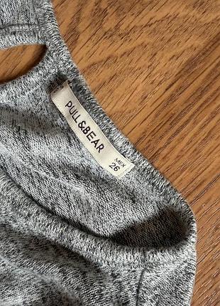 Кофтинка pull&bear сіра, розмір s 2