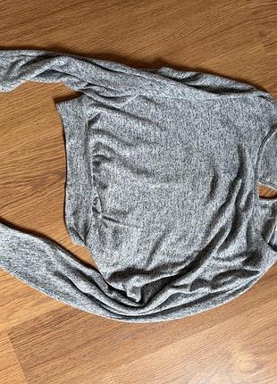 Кофтинка pull&bear сіра, розмір s 9