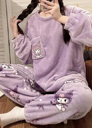 Піжама kuromi пижама куроми плюшевая пижама тепла піжама